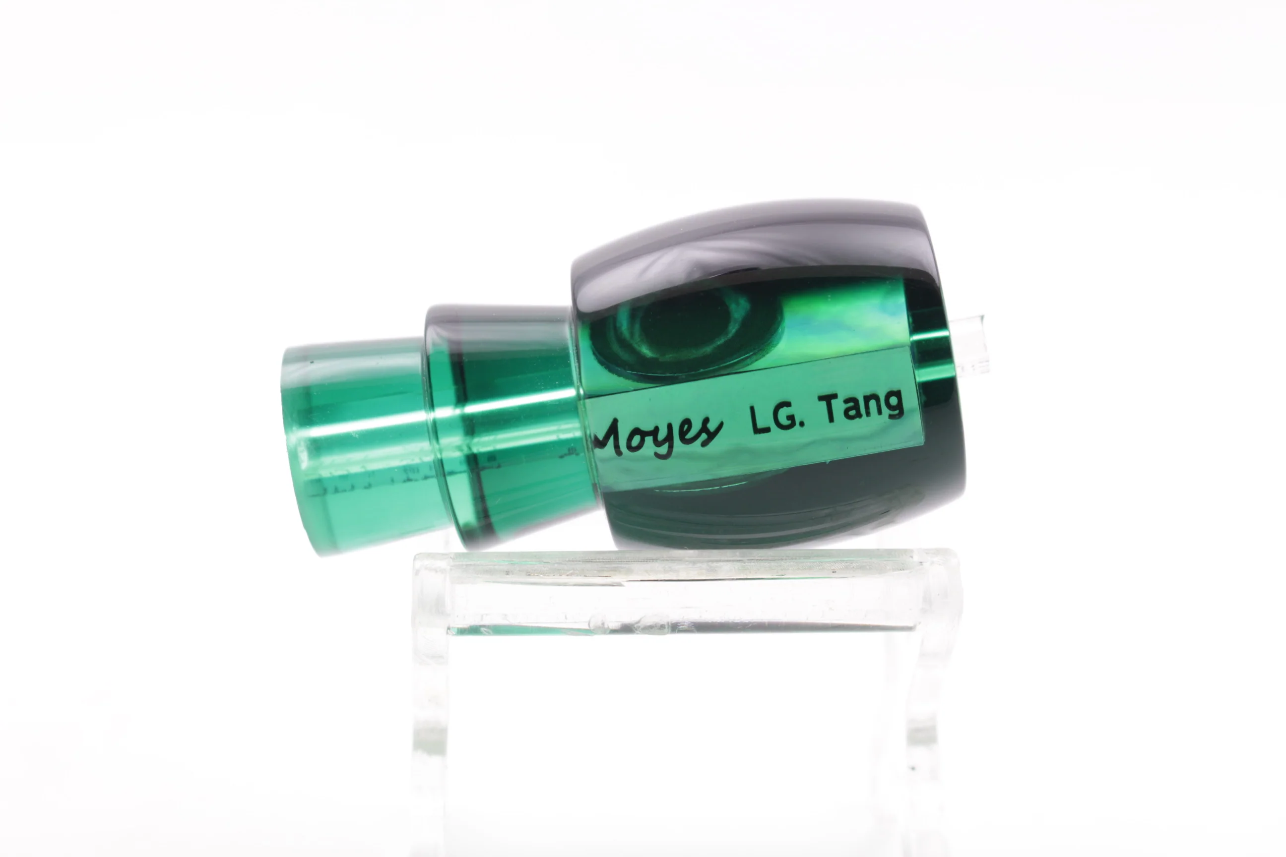 Moyes Lures Green Pour Black Back Rainbow Large Tang 9" 2oz - Image 3