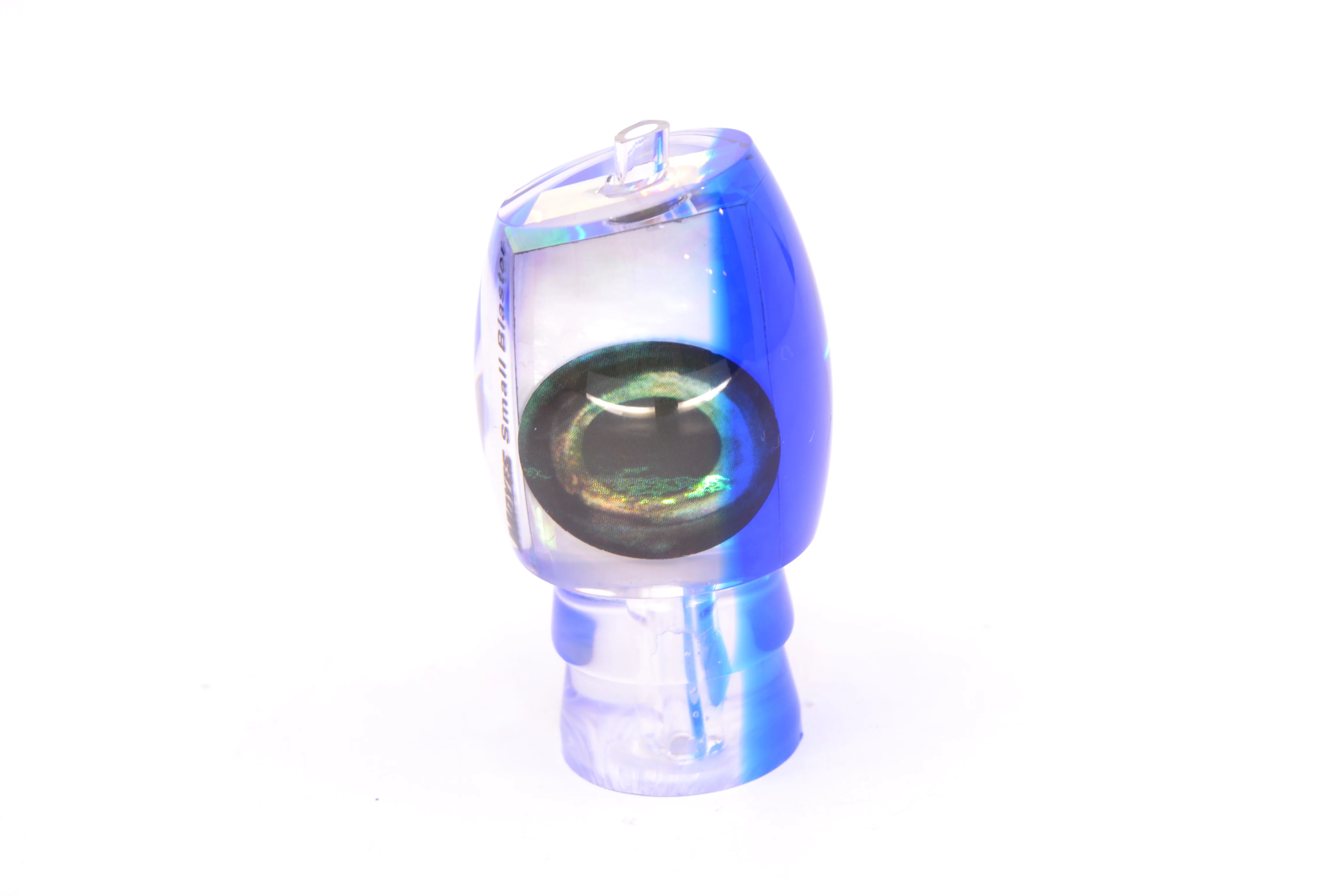 Moyes Lures White MOP Blue Back Taxi Eyes NEW Small Blaster 9" 3oz - Image 4